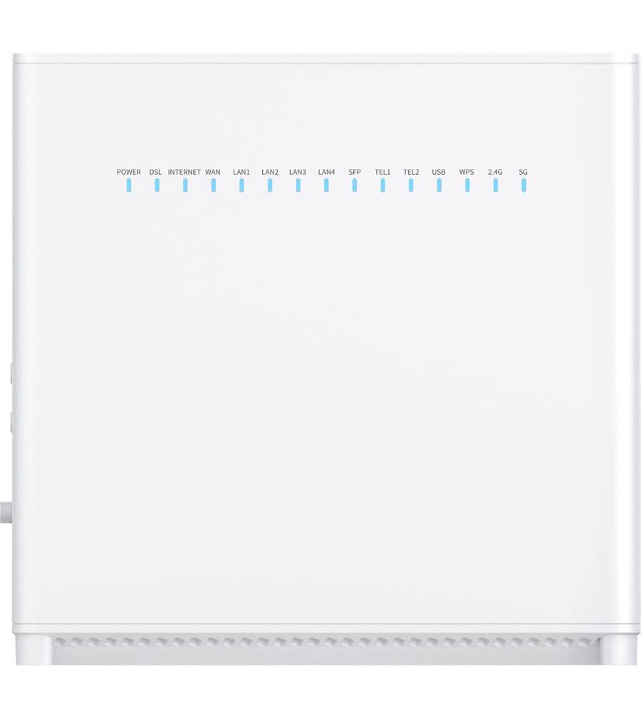 What do the lights on the Router mean?